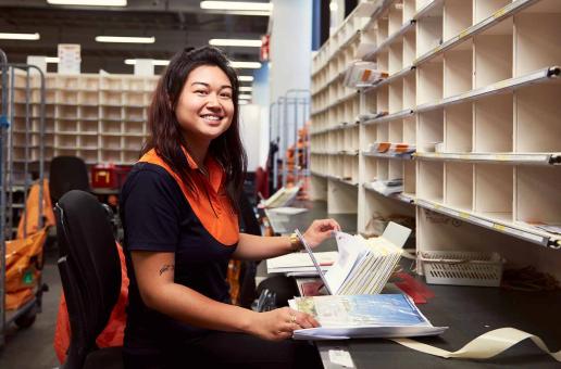 Post sorter Amsterdam PostNL